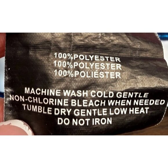 ONeill Mens Size 40 Board Shorts Blue/Red Striped Swim Trunks Polyester Adjustab - Picture 3 of 13